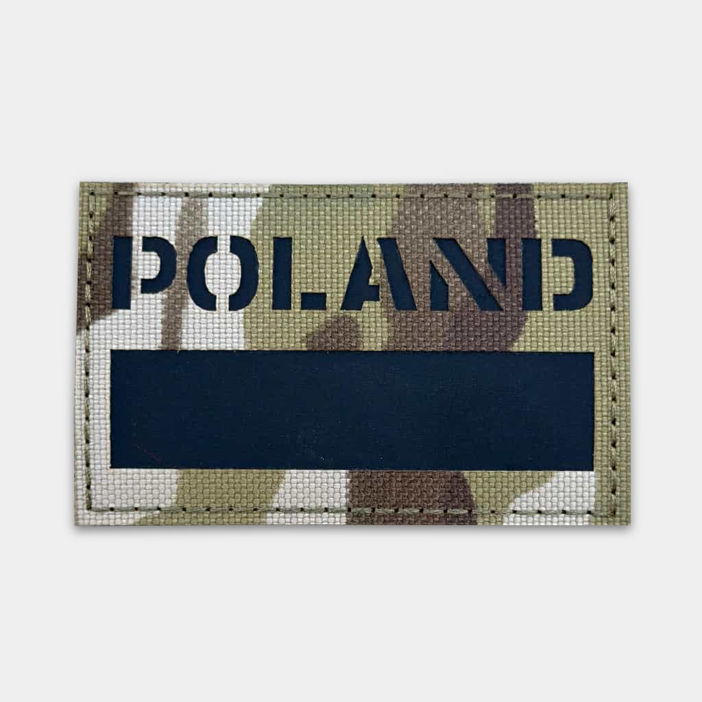 Polish Flag patch Military Style